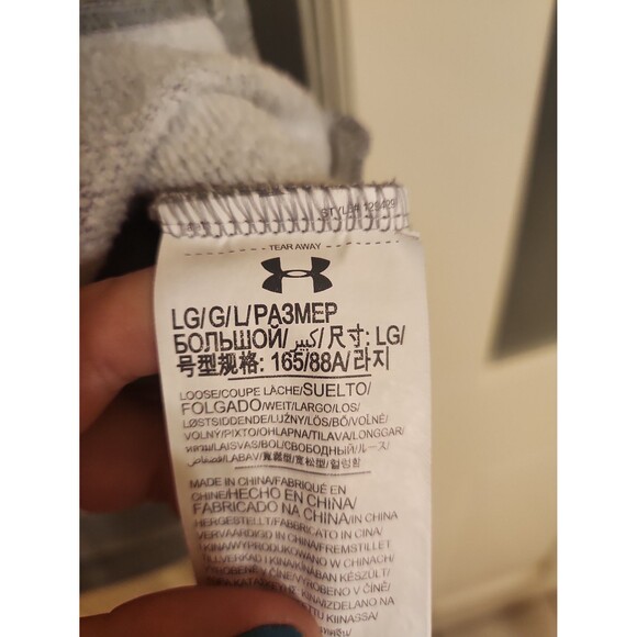 Under Armour Women's Gray Quarter Zip Pullover Size L - Picture 7 of 9